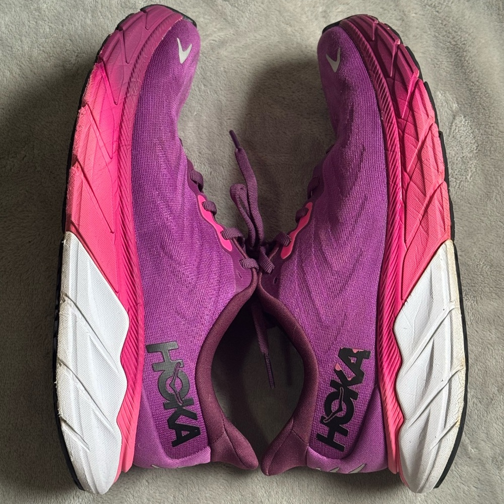 HOKA Women's Purple and Pink Running Shoes
